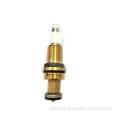 Brass valve cartridge for stop valves